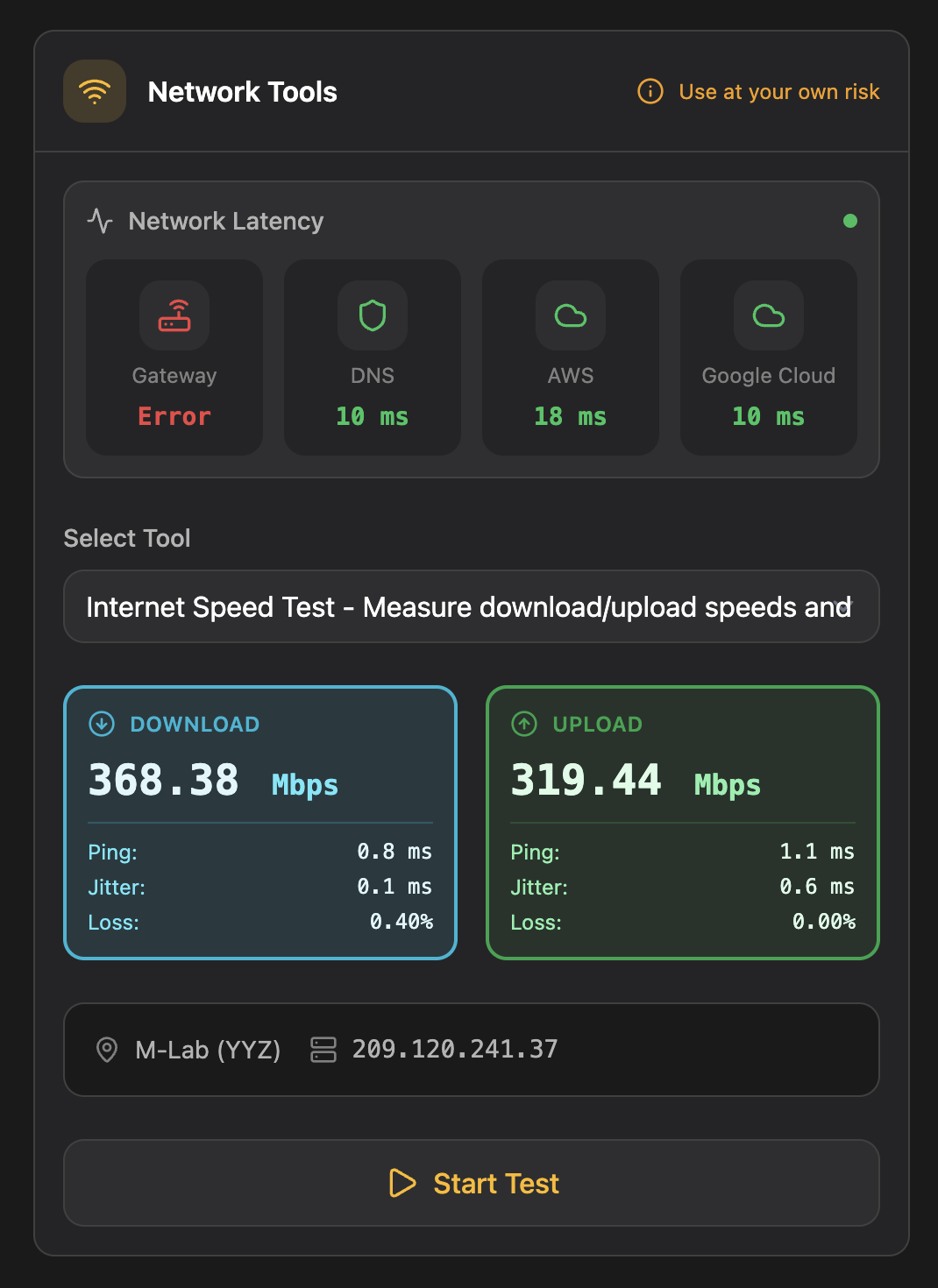 Network Speed